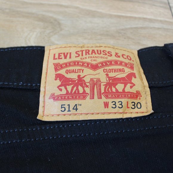BLACK LEVI'S JEANS MEN'S W 33 L 30 CA00342 WPL423 - Picture 3 of 7